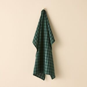 Hearth & Hand Magnolia Flour Sack Kitchen Towel Dishtowel Green Check Gingham